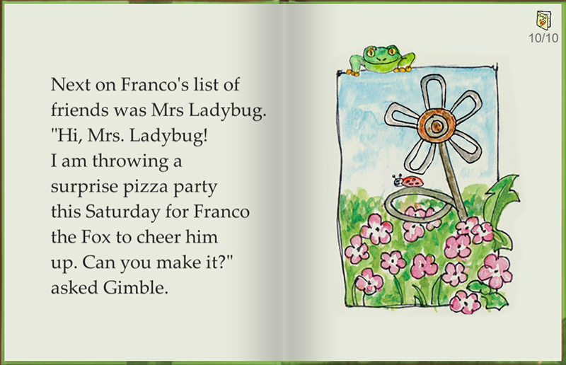 Gimble the Happy Tree Frog